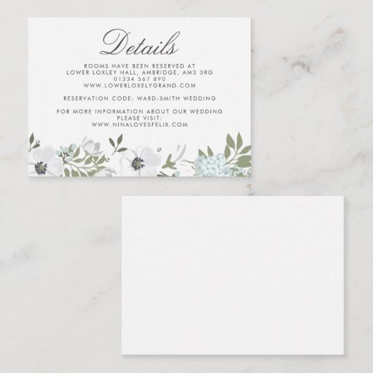 ヴィンテージア結婚ネモン詳細 エンクロージャーカード (正面/裏面)