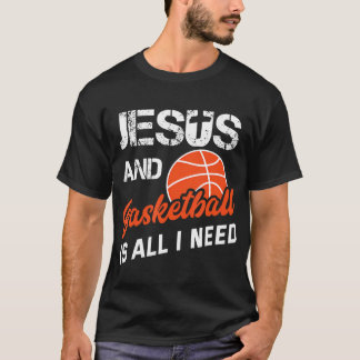 ヴィンテージイエスとバスケットボールは私がプレーヤーを必要としている Tシャツ