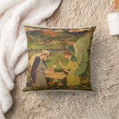 ヴィンテージイエスキリストとの宗教的なタペストリーベビー クッション (ブランケット)