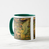 ヴィンテージイエスキリストとの宗教的なタペストリーベビー マグカップ (正面左)