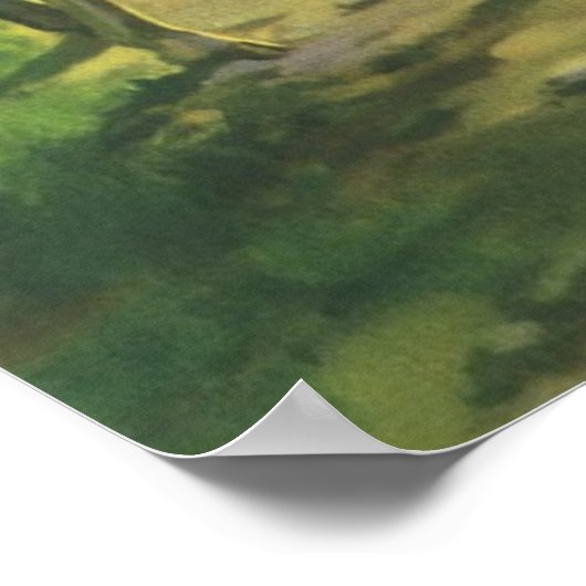 ヴィンテージイエスキリストベビー子羊 ポスター (角)