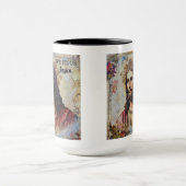 ヴィンテージイエスパーソナライズされたの名 マグカップ (中央)