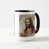 ヴィンテージイエスパーソナライズされたの名 マグカップ (正面右)