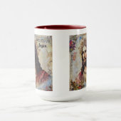 ヴィンテージイエスパーソナライズされたの名 マグカップ (中央)