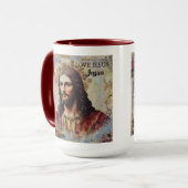 ヴィンテージイエスパーソナライズされたの名 マグカップ (正面左)