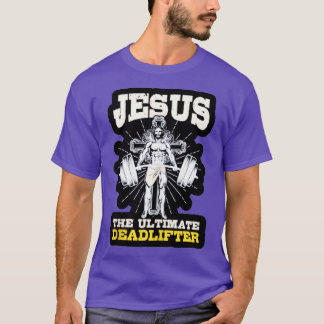 ヴィンテージイエス彼究極のデッドリフタークリスおもしろいティ Tシャツ