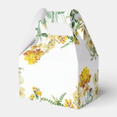 ヴィンテージイエローウォーター色フローラボタニッ結婚クス フェイバーボックス (裏面サイド)