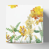 ヴィンテージイエローウォーター色フローラボタニッ結婚クス フェイバーボックス (上部)