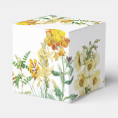 ヴィンテージイエローウォーター色フローラボタニッ結婚クス フェイバーボックス (裏面サイド)