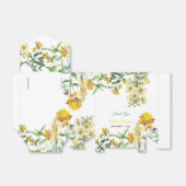 ヴィンテージイエローウォーター色フローラボタニッ結婚クス フェイバーボックス (折り畳みなし)