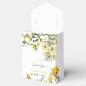 ヴィンテージイエローウォーター色フローラボタニッ結婚クス フェイバーボックス (オープン)