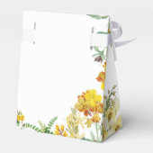 ヴィンテージイエローウォーター色フローラボタニッ結婚クス フェイバーボックス (裏面サイド)