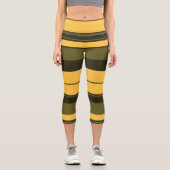 ヴィンテージイエローカプリレギンス カプリレギンス (正面)