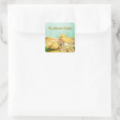 ヴィンテージイエローシックイースター スクエアシール (バッグ)