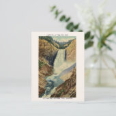 ヴィンテージイエローストーンはがき、下滝 ポストカード (スタンド正面)