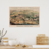 ヴィンテージイエローストーンイラストレーション ポスター (キッチン)