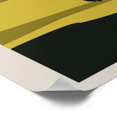 ヴィンテージイエローストーンナショナルパークバッファロー ポスター (角)