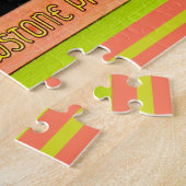 ヴィンテージイエローストーンパークベアーズ11x14 ジグソーパズル (側面)