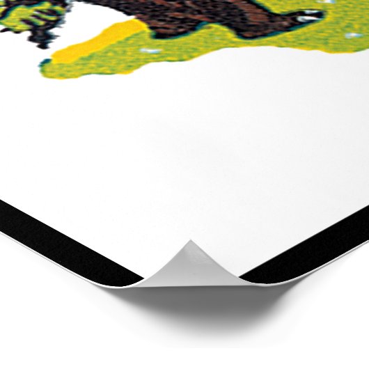 ヴィンテージイエローストーンパークポスター ポスター (角)