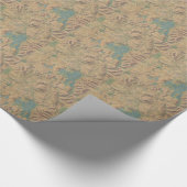 ヴィンテージイエローストーン国立公園の地図（1914年） ラッピングペーパー (角)