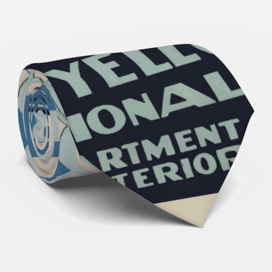 ヴィンテージイエローストーン国立公園オールド忠実 ネクタイ (ロール)