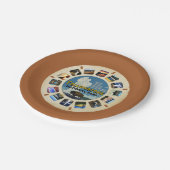 ヴィンテージイエローストーン国立公園レトロパーティー ペーパープレート (アングル)