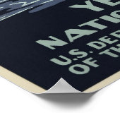 ヴィンテージイエローストーン国立公園広告 ポスター (角)