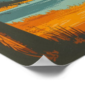 ヴィンテージイエローストーン国立公園旅行ポスター ポスター (角)