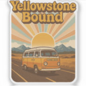 ヴィンテージイエローストーン国立公園 – アドベンチャー シール (正面)