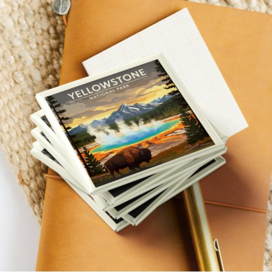 ヴィンテージイエローストーン国立公園 マグネット