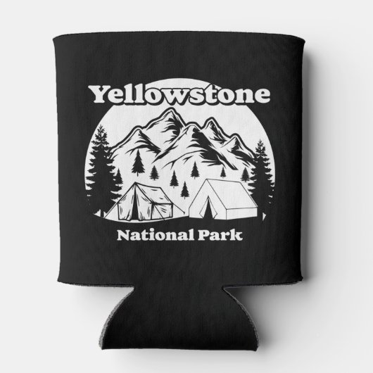 ヴィンテージイエローストーン国立公園 缶クーラー (裏面)