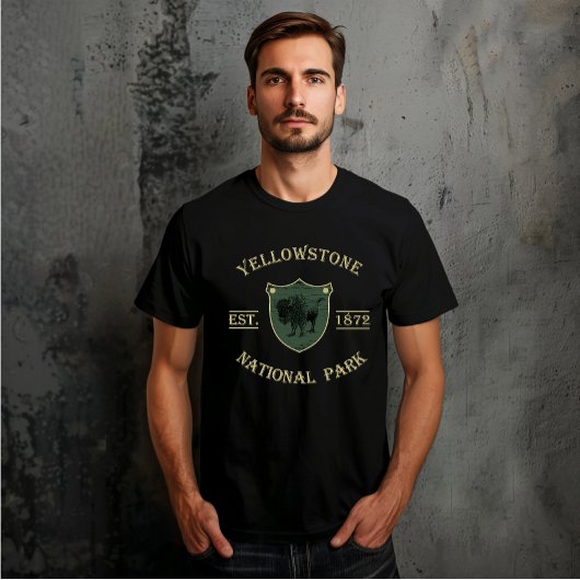 ヴィンテージイエローストーン国立公園 Tシャツ