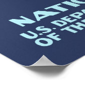 ヴィンテージイエローストーンWPA旅行 ポスター (角)