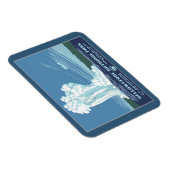 ヴィンテージイエローストーンWPA旅行 マグネット (右側)