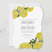 ヴィンテージイエローズ 招待状 (正面)