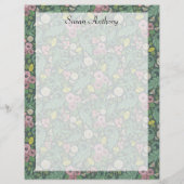 ヴィンテージイエローダンデオンズピンクパンジー顔紙 (裏面)