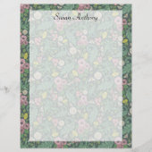 ヴィンテージイエローダンデオンズピンクパンジー顔紙 (正面)