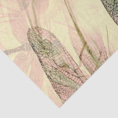 ヴィンテージイエロートンボデザインデコパージュ 薄葉紙 (詳細)