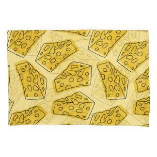 ヴィンテージイエローバックグラウンドシームレス 枕カバー