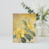 ヴィンテージイエローフローラスクラップブック紙 (スタンド正面)