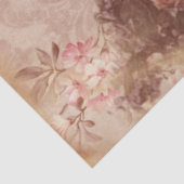 ヴィンテージイエローフローラ女性ハットシャビーシック 薄葉紙 (詳細)