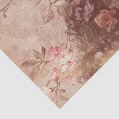 ヴィンテージイエローフローラ女性ハットシャビーシック 薄葉紙 (詳細)