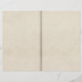 ヴィンテージイエローローズジャーナル紙 (裏面)