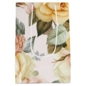 ヴィンテージイエローローズ ミディアムペーパーバッグ (裏面)