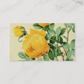 ヴィンテージイエローローズ 名刺 (裏面)