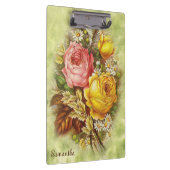 ヴィンテージイエロー&ピンクローズお名前を追加 クリップボード (右)