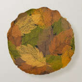 ヴィンテージイエロー:リービダークエレガンス。 ラウンドクッション (裏面)