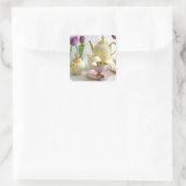 ヴィンテージイエロー、金ゴールド、ピンクティー/コーヒーシール スクエアシール (バッグ)