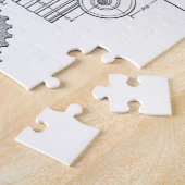 ヴィンテージイオン構造 ジグソーパズル (側面)