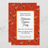 ヴィンテージイカハローウィンパーティ 招待状 (正面/裏面)
